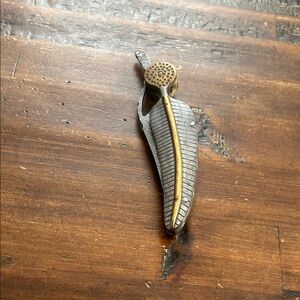 Unique Damascus friction folder knife